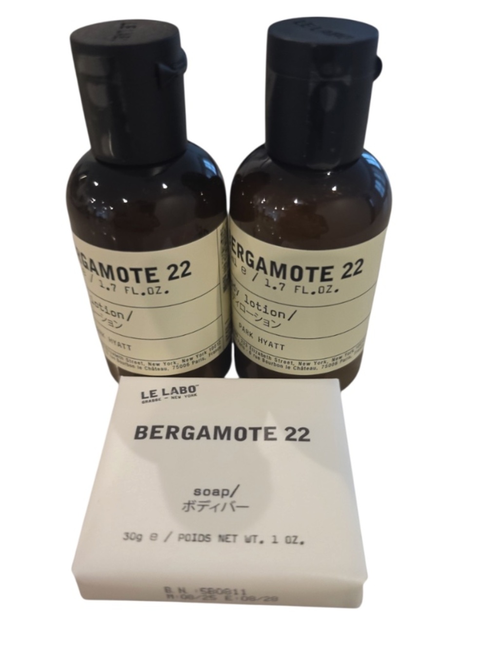 Le Labo Bergamote 22 Luxury Lotion + Soap Set
